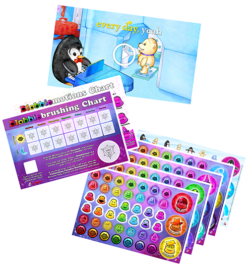 Free song, Blobbiecharts and Blobbiestickers